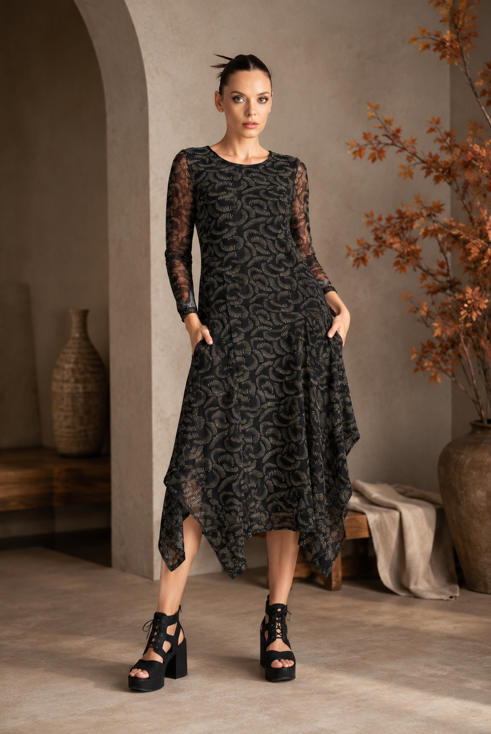 Kozan Monopoly Dress SH-1858-ECHO