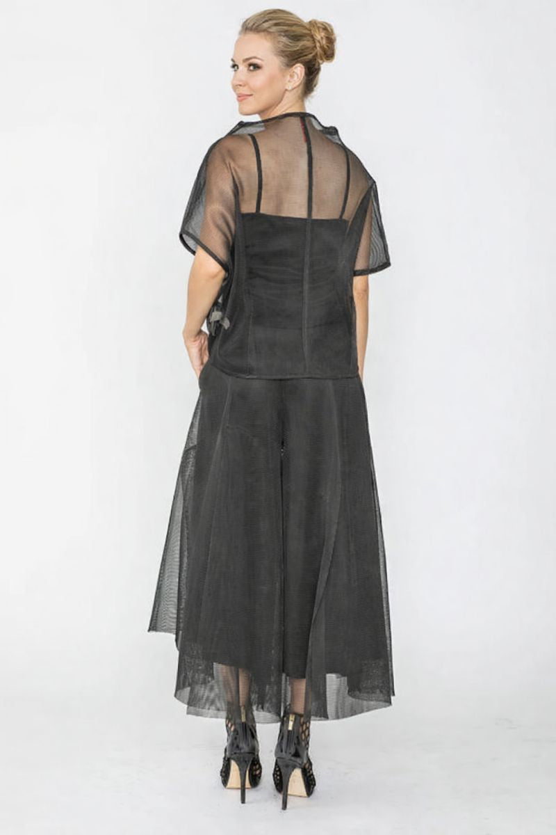 IC Collection Wild Leg Pant 7663P - Wide Leg Palazzo Trousers