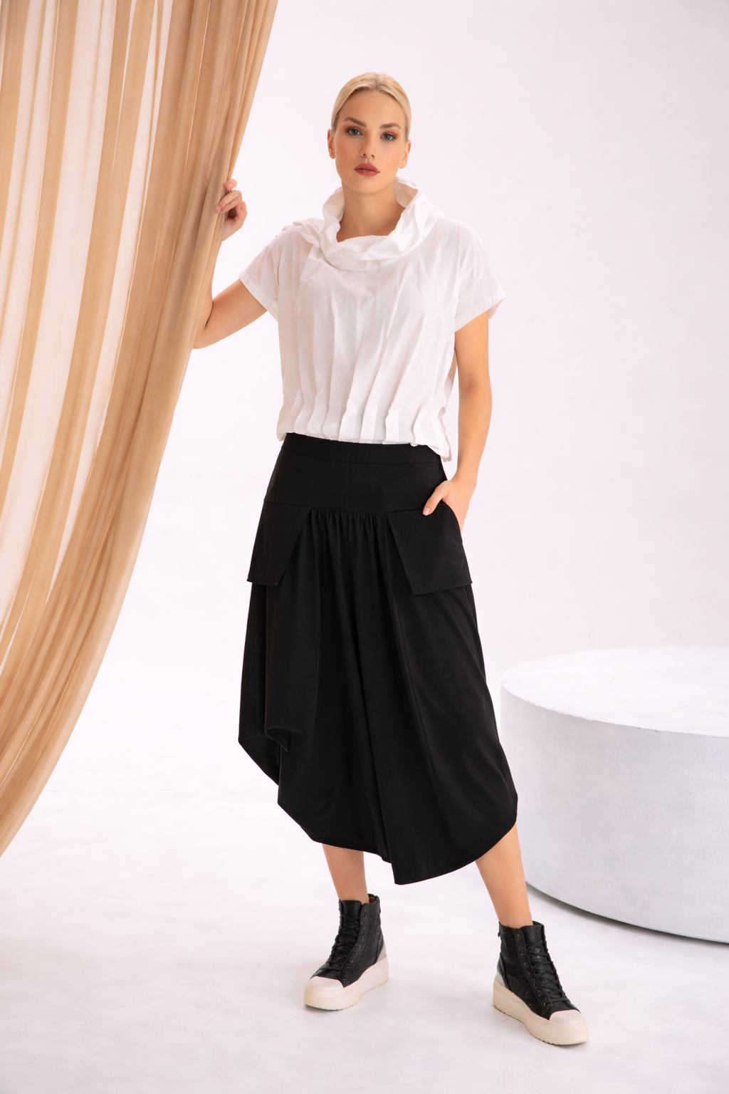 Kozan Vona Skirt | GR-3949-COAL