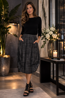 Sun Kim Jacquard Midtown Skirt-ME212JP