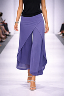 By JJ Layered Mesh Cutout Flood Pants – IT-135