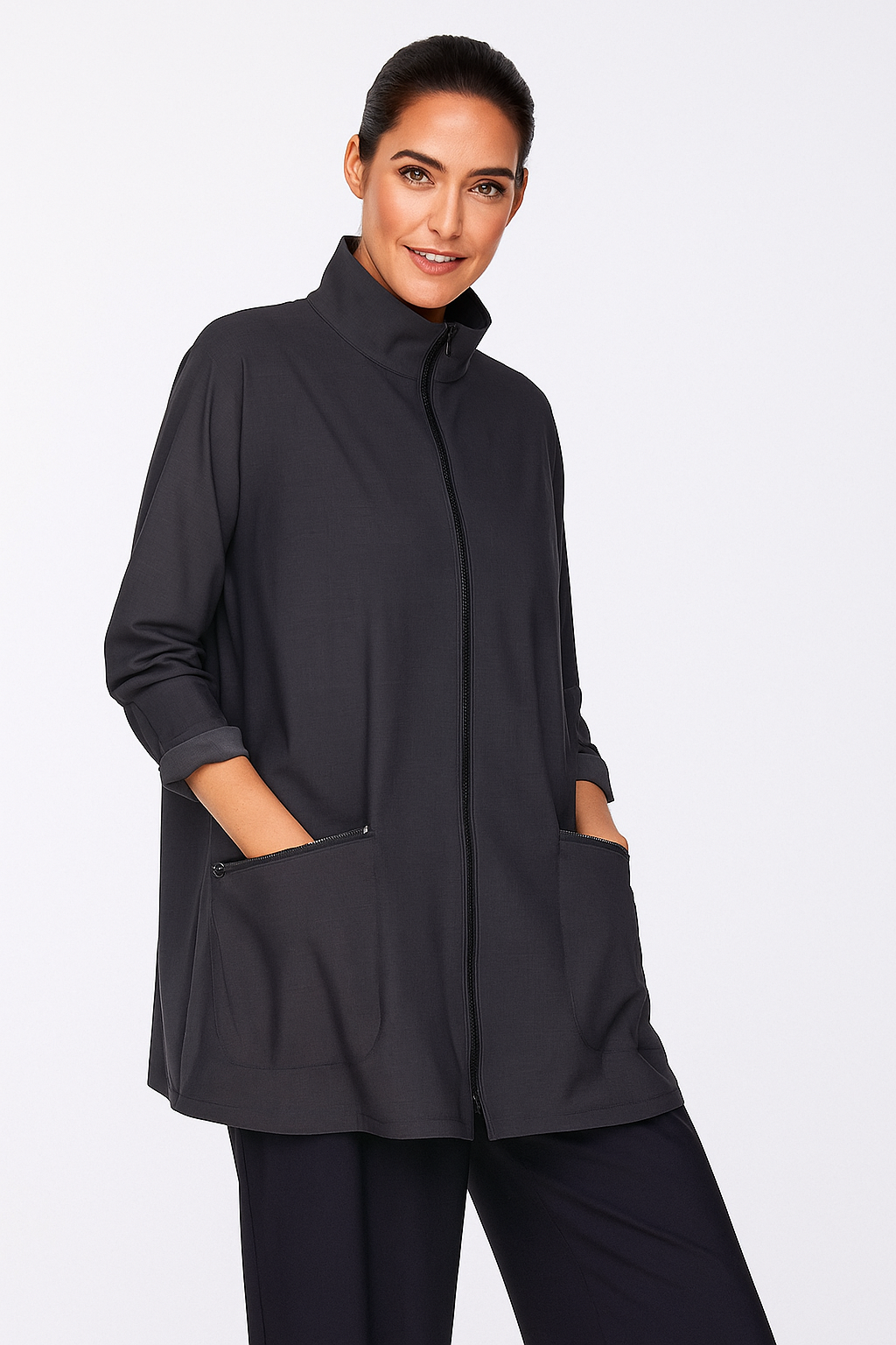 Jason Seline Front Zip Jacket-J148