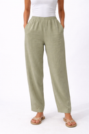Bryn Walker Linen Flat Front Pant-7994