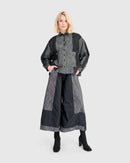 ALEMBIKA Gauntlet Boxy Shirt, Iron-AT503I