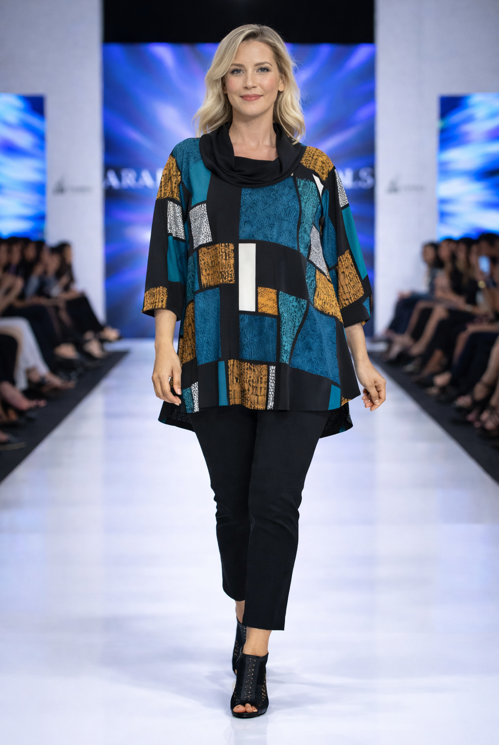 IC Collection Delia Print Tunic | Unique Apparel USA