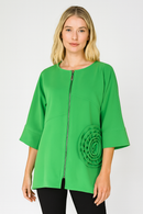 IC Collection Rose Piece Top/Jacket-IC-5862T