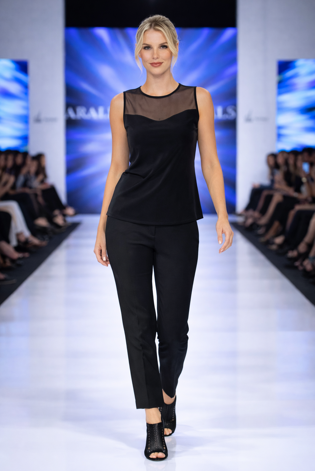 IC Collection Sleeveless Mesh Basic Top | Unique Apparel USA