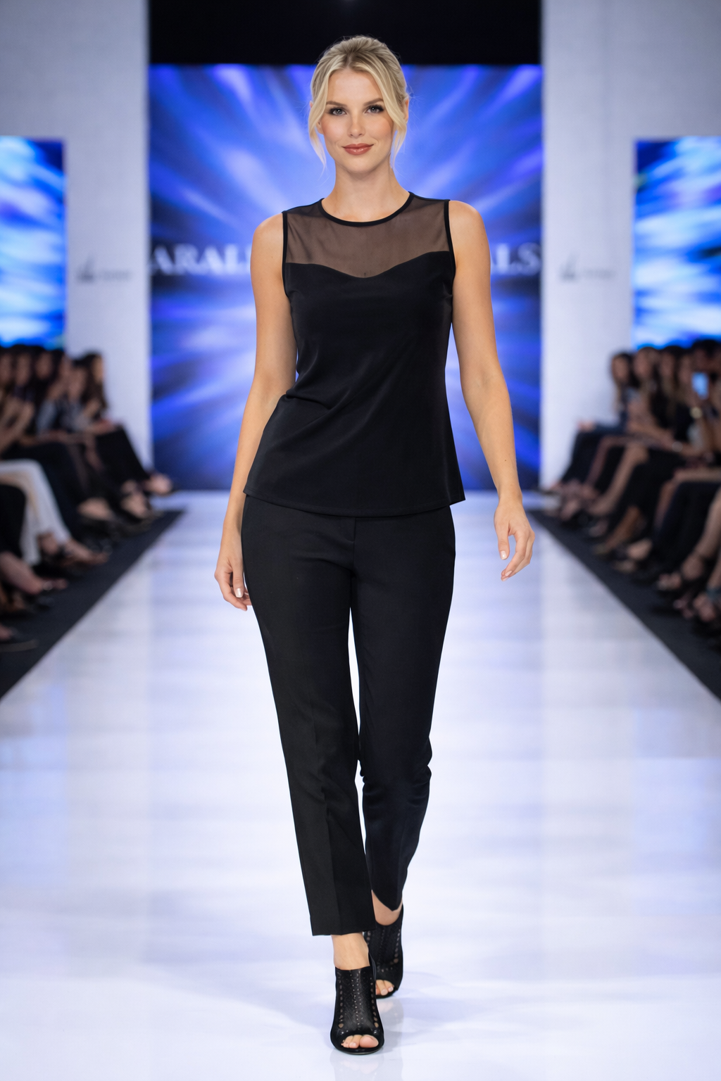 IC Collection Sleeveless Mesh Basic Top | Unique Apparel USA