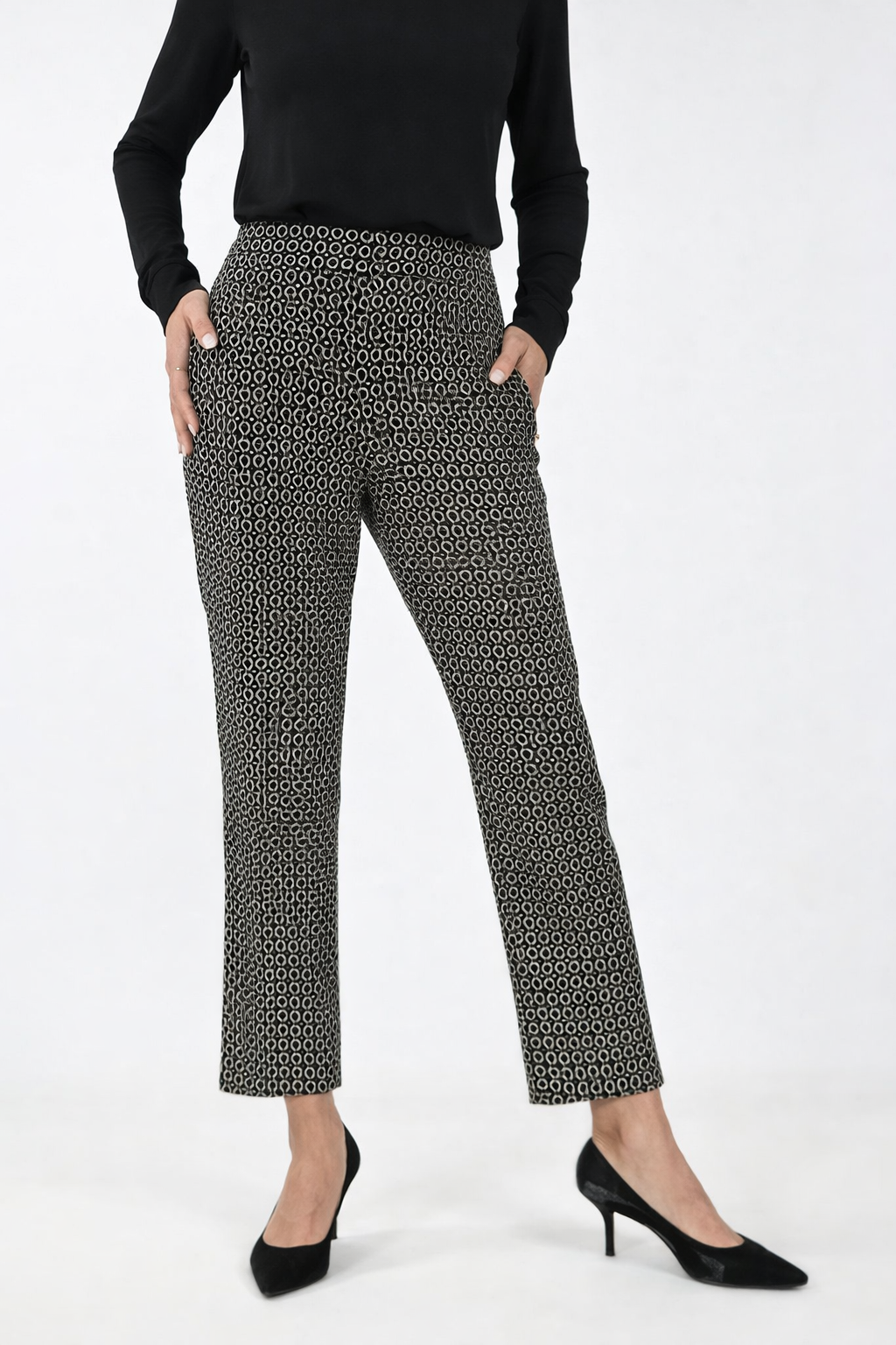 Frank Lyman Link Print Pull On Pant-233151
