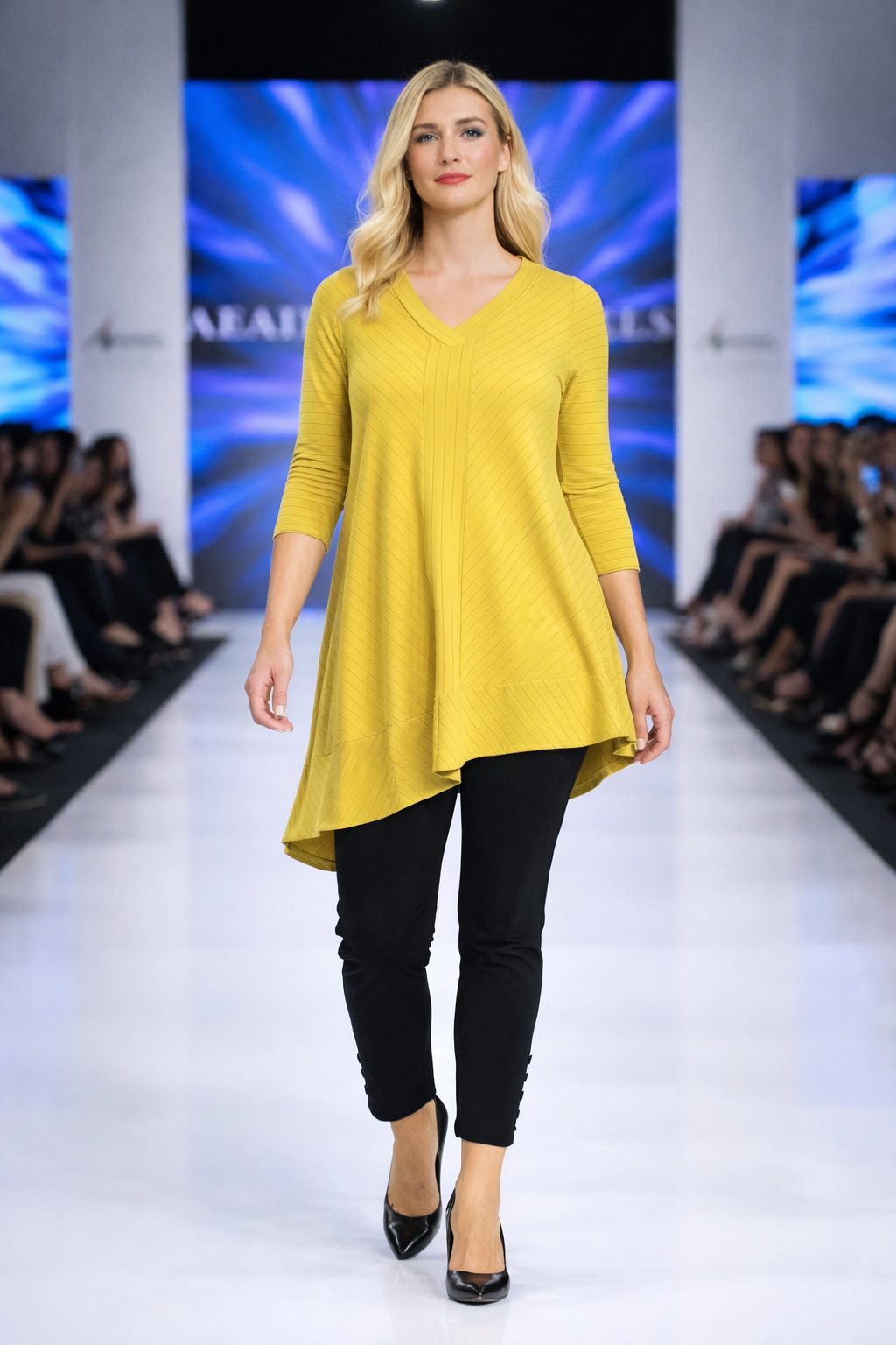 IC Collection V-Neck Print Tunic | Unique Apparel USA