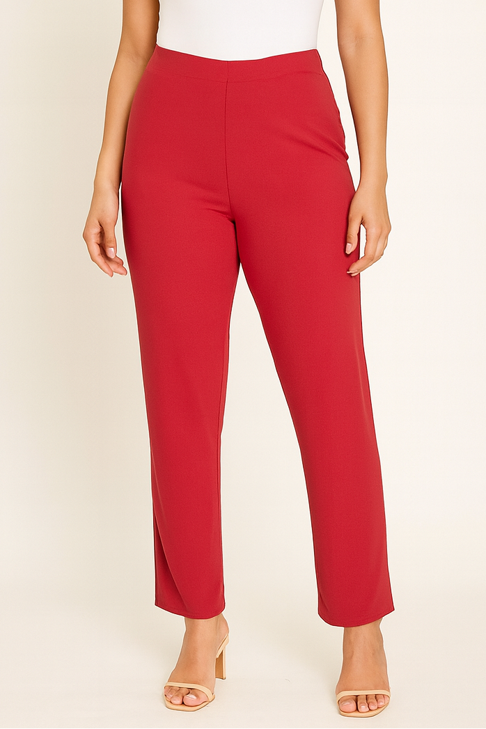 By JJ Basic Straight Leg Pant-049P