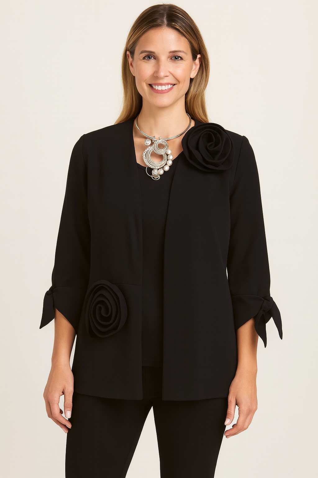 IC Collection Two Roses Jacket-IC-5863J