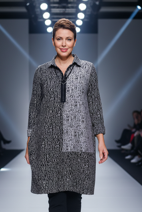 IC Collection Crinkle Textured Tunic | Unique Apparel USA