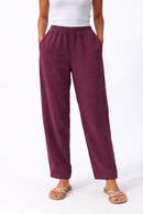 Bryn Walker Linen Flat Front Pant-7994