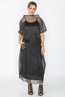 IC Collection Wild Stand Collar Top-7664T