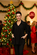 IC Collection Puff Sleeve Top-7428T