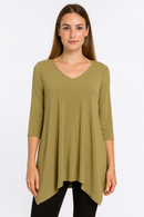 Alisha D V-Neck Tunic Top-ADT-05A