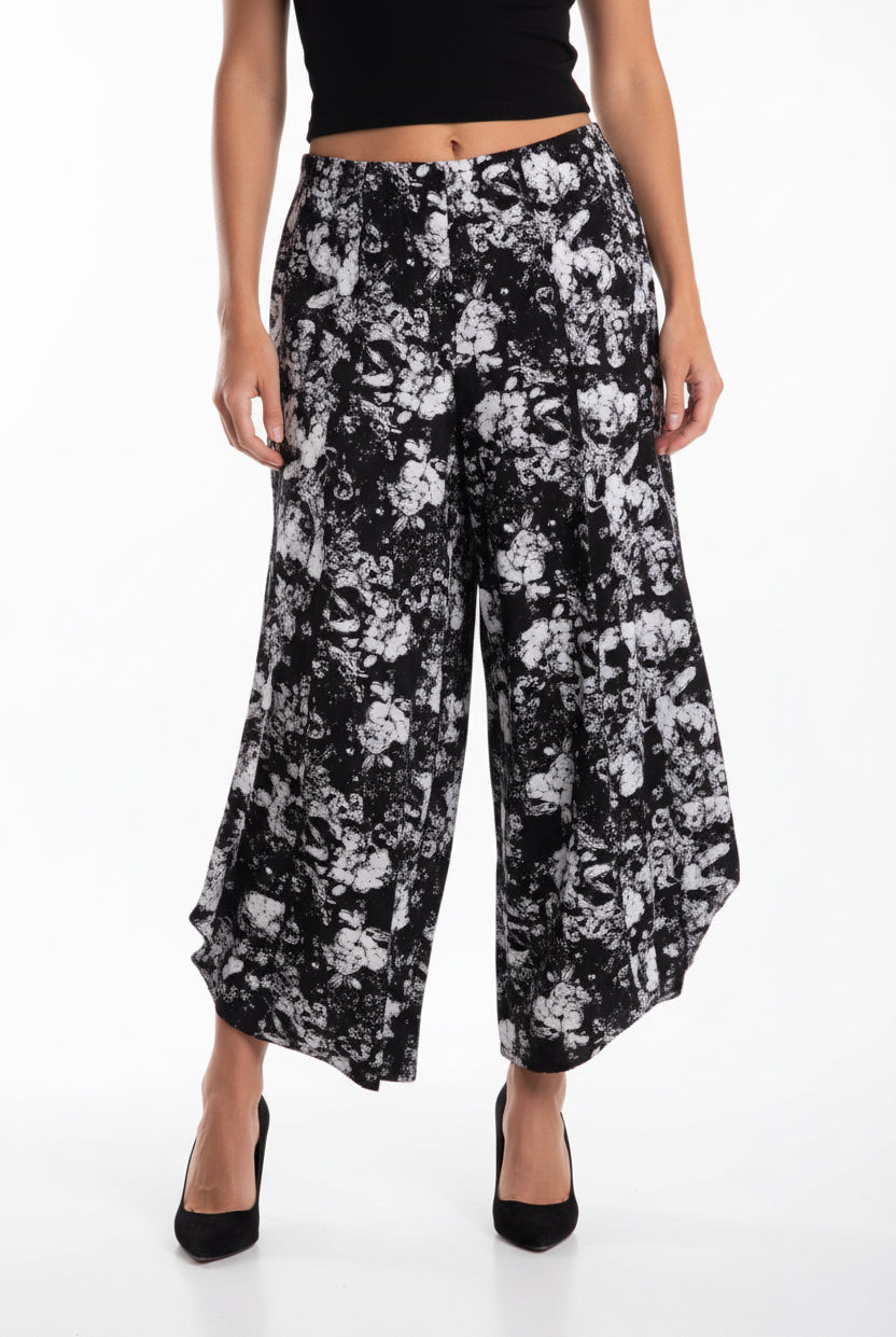 Alembika Abstract Smoke Print Punto Pant-SP323S
