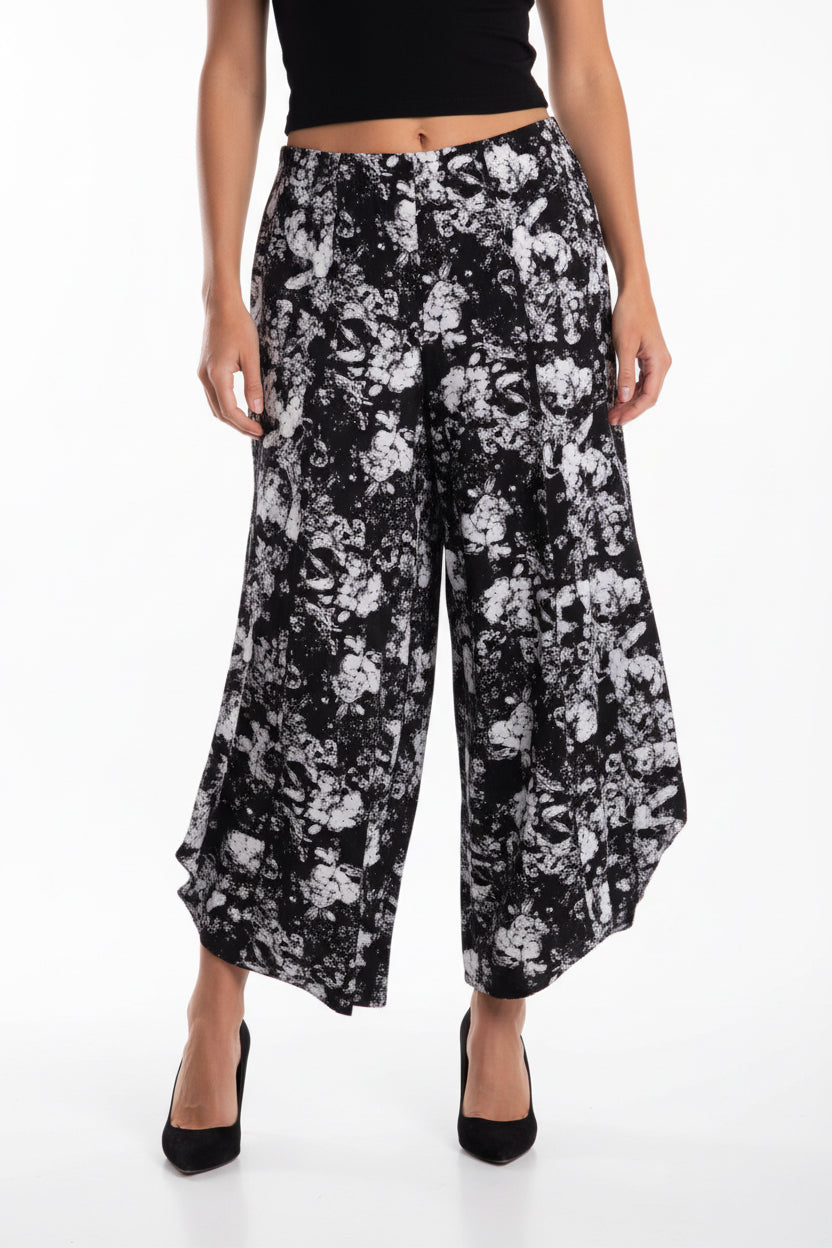 Alembika Abstract Smoke Print Punto Pant-SP323S