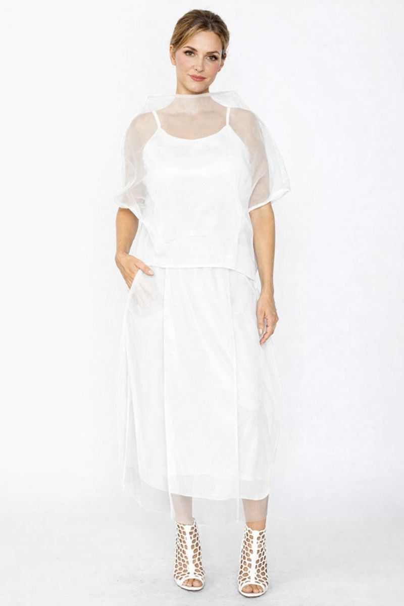 IC Collection Waist Elastic Band Skirt-7660S