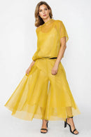 IC Collection Wild Leg Pant 7663P - Wide Leg Palazzo Trousers