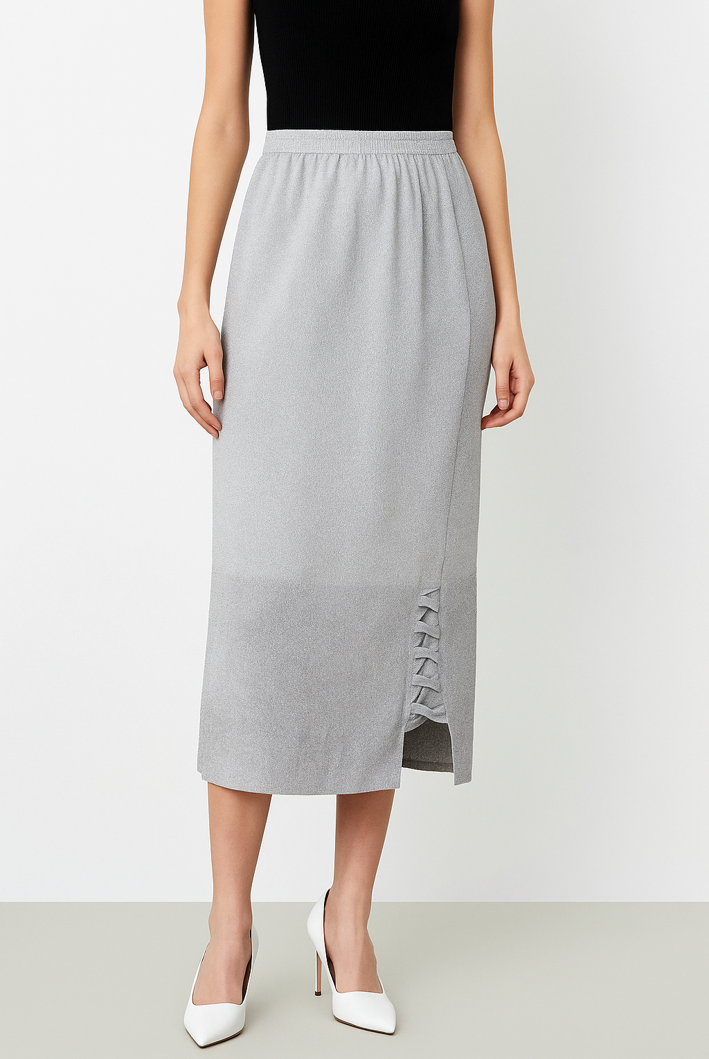 IC Collection Knit Skirt | Unique Apparel USA