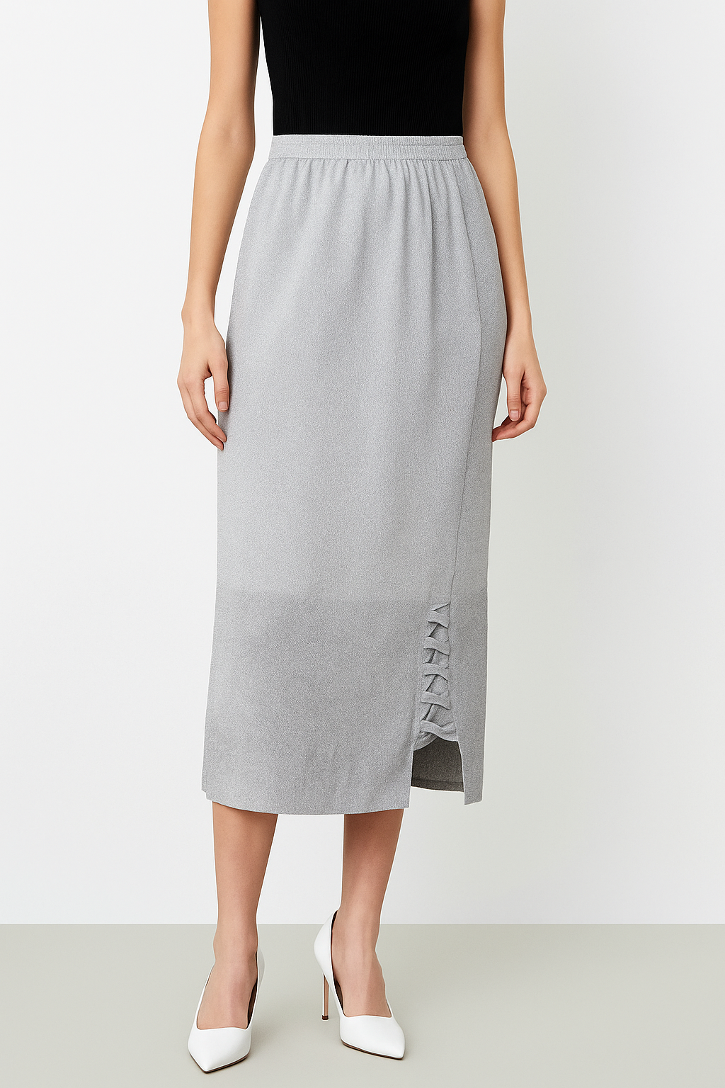 IC Collection Knit Skirt | Unique Apparel USA