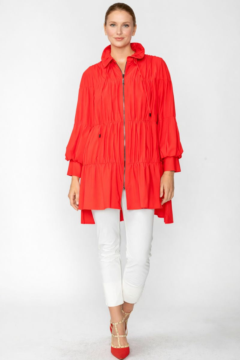 Fashion Forward Parachute Zipper Jacket 8420J