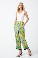 Joseph Ribkoff Woven Paisley Print Crop Pants-242010