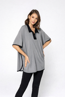 By JJ Color Block Boxy Top- IT-155