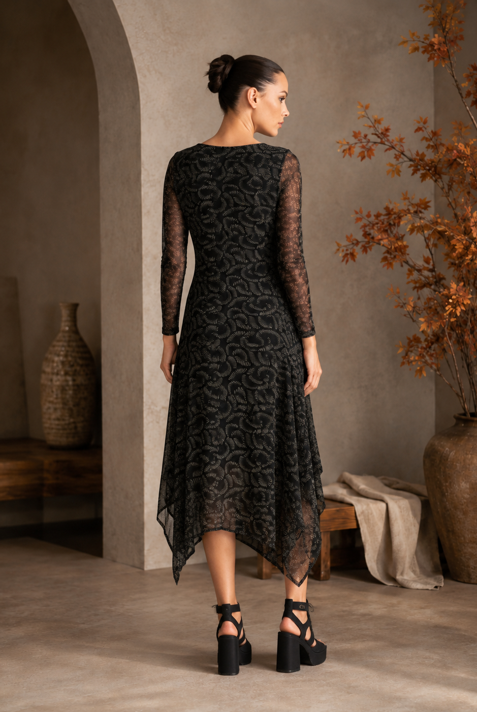 Kozan Monopoly Dress SH-1858-ECHO, view 3