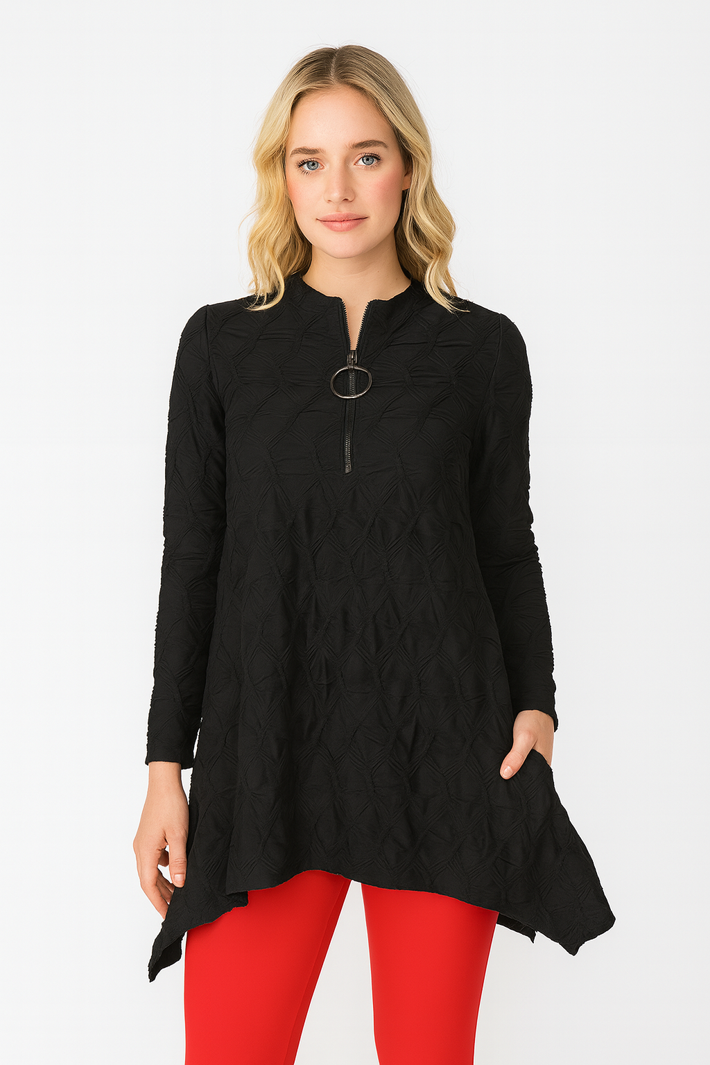 IC Collection Honeycomb Tunic-IC-6631T
