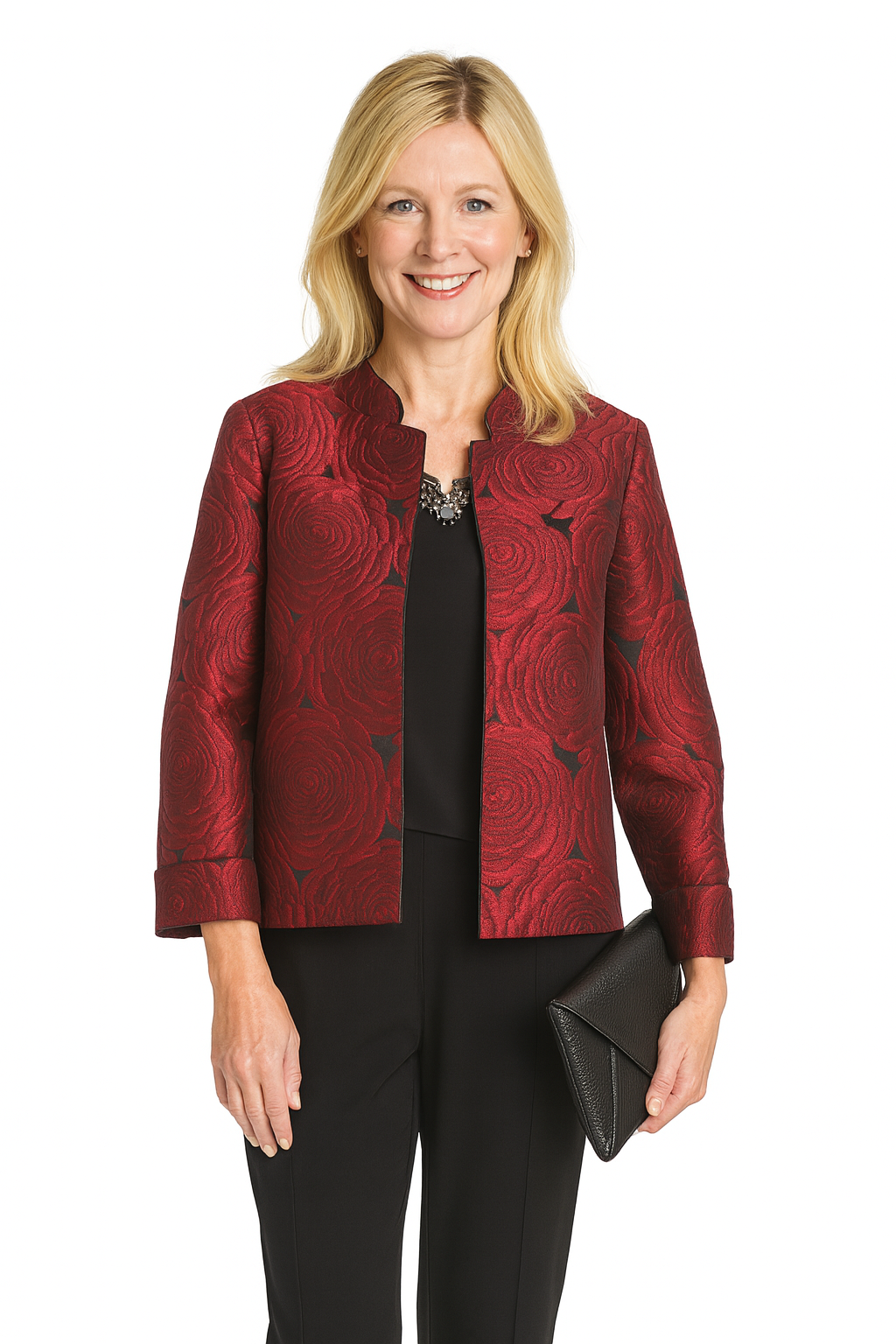 IC Collection Jacquard Jacket-IC-5128J