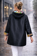Oopera Reversible "Cubism Art"Raincoat-J5241RW-1