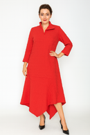 IC Collection Mock Neck Shift Silhouette Dress-IC-4614D