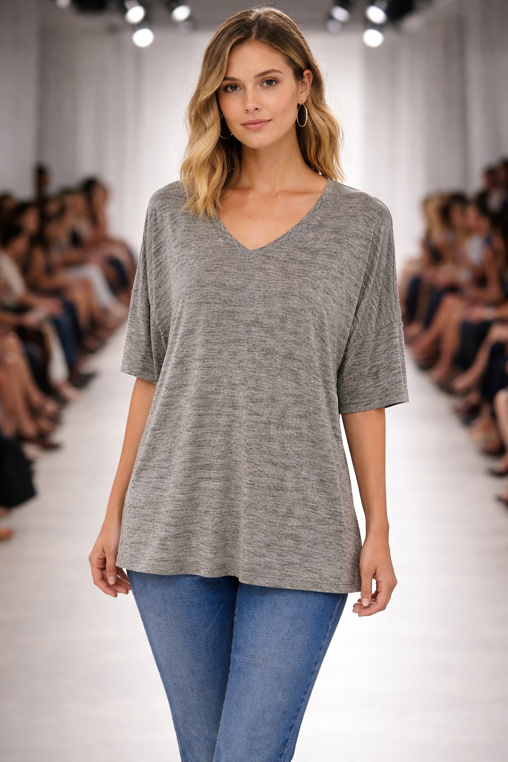 Vecceli Italy Double Layered Top-MT1314