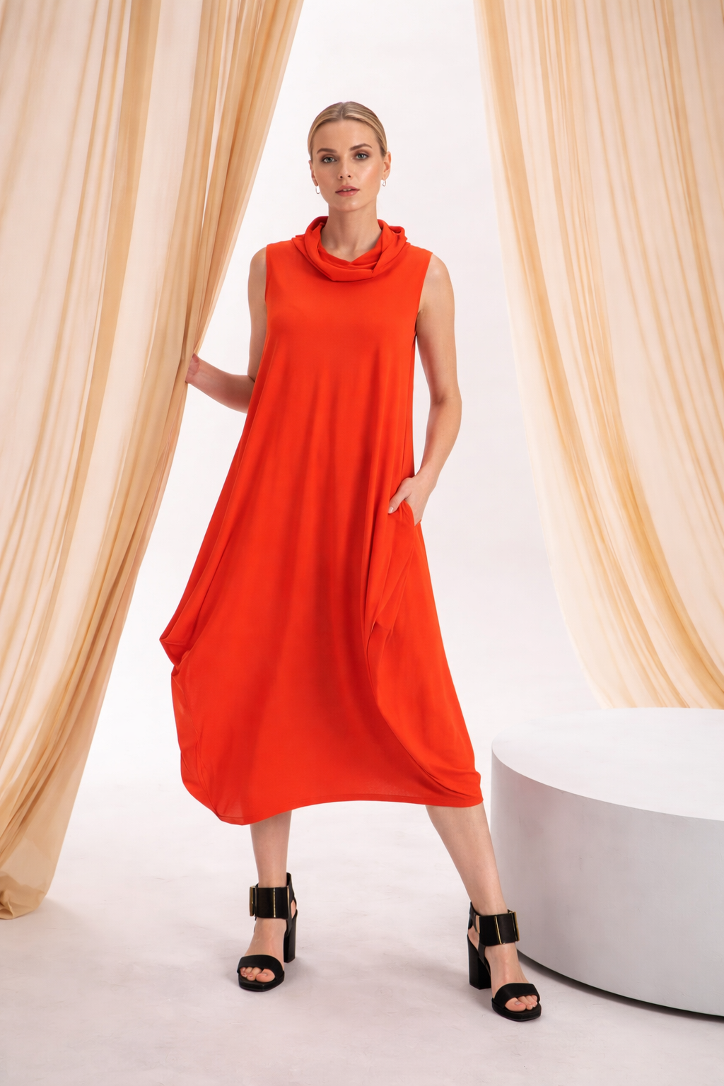 Kozan Lotus Dress-TR-11037-TNGRN