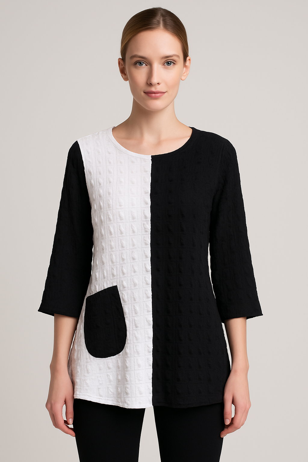 IC Collection Ying & Tang Pucker Top-IC-2331T