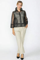 IC Collection Net Short Boxy Jacket-7661J