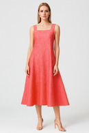 IC Collection Ruffle Sleeveless Dress 6447D