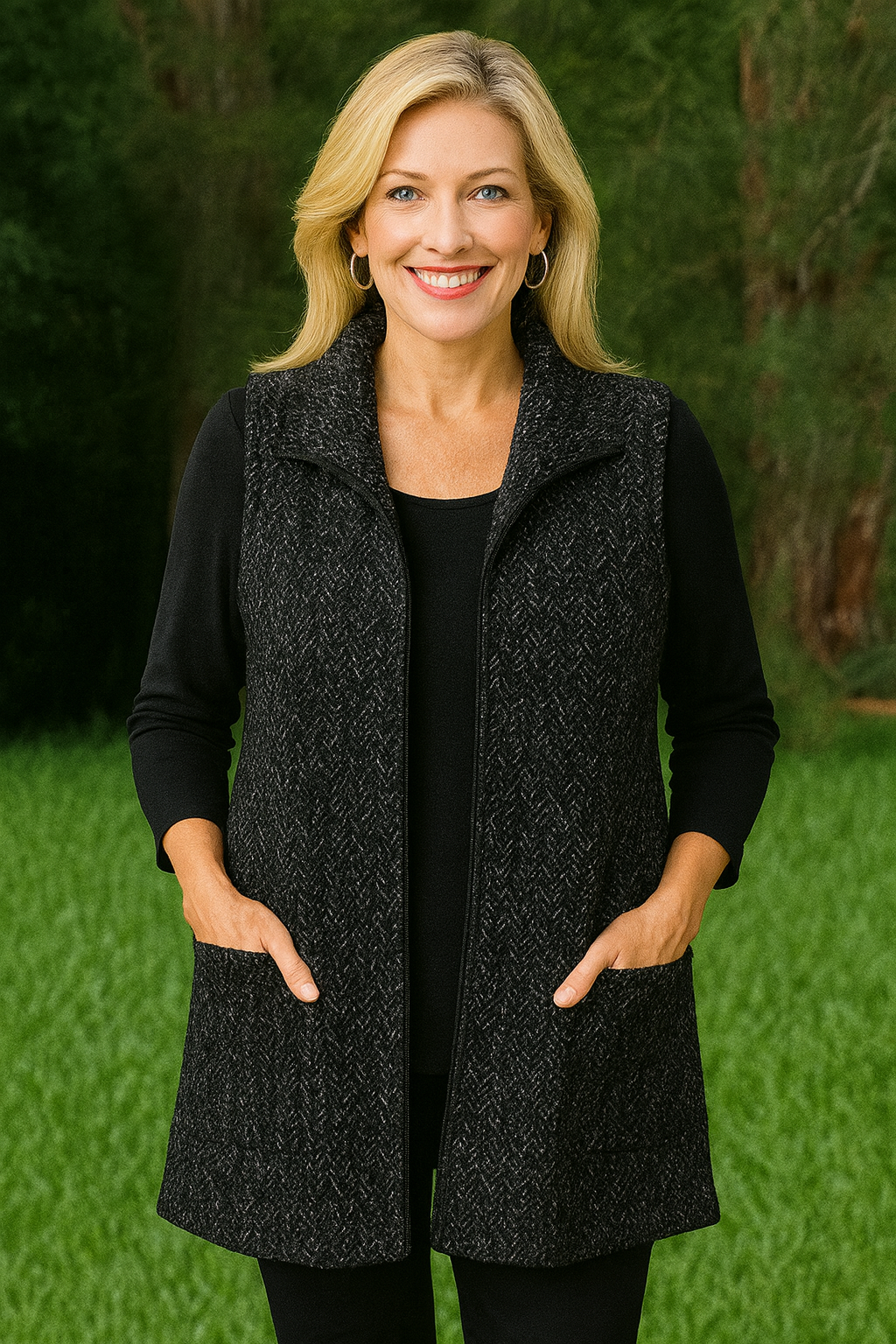 Comfy USA Sleeveless Vest Top-PT173