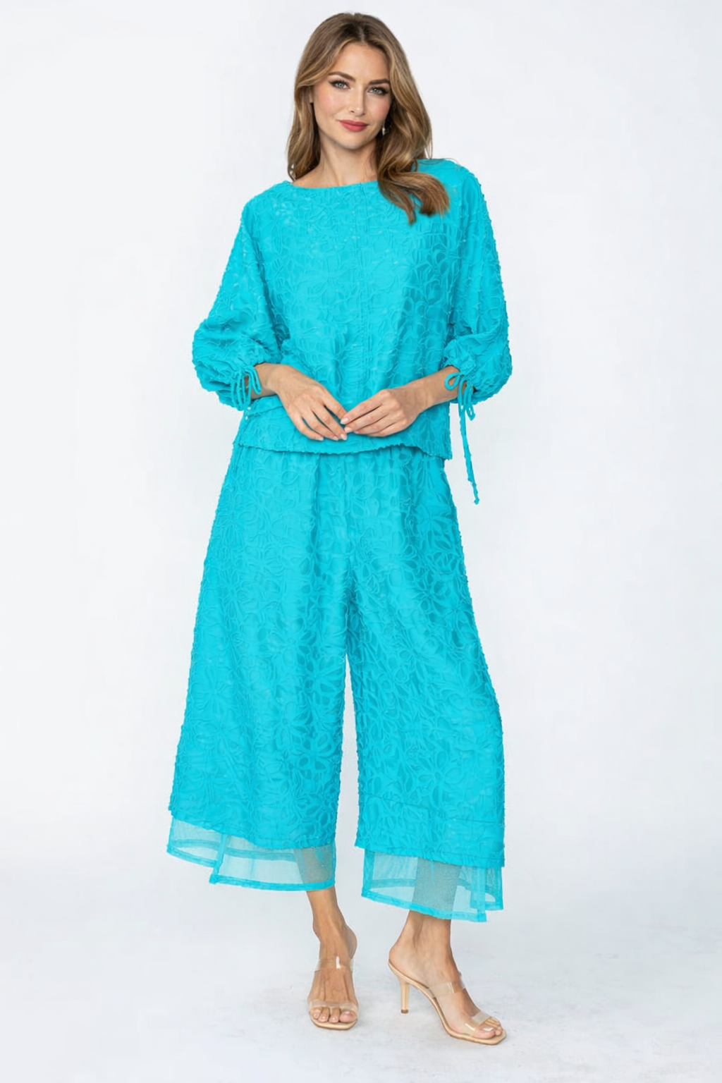 IC Collection Mesh Detail Pant-7789P