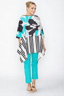 IC Collection Tunic With Mixed Print-7862T
