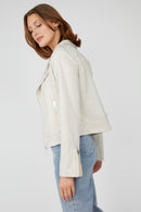 Frank Lyman Zippered Collared Jacket- 243444