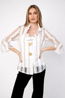 Frank Lyman Woven See-through Jacket-236289