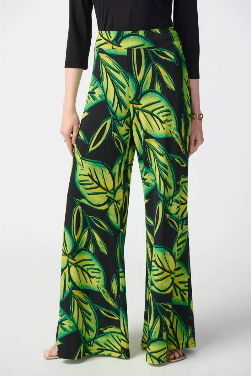 Joseph Ribkoff Tropical Leaf Pant-241288
