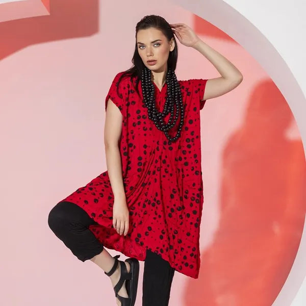 Kozan Poppy Judd Dress-CV-1446-POPPY