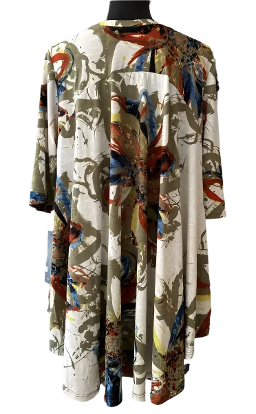 IC Collection Modern Art Print Tunic- IC-1766T