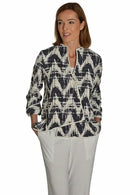 IC Collection Printed Asymmetric Jacket- IC-2268J