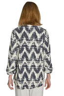 IC Collection Printed Asymmetric Jacket- IC-2268J